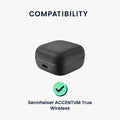 kwmobile Hülle kompatibel mit Sennheiser ACCENTUM True Wireless Kopfhörer