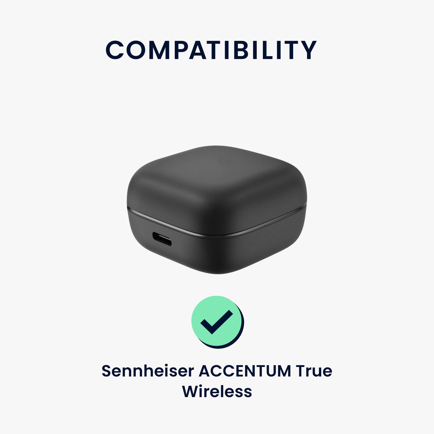kwmobile Hülle kompatibel mit Sennheiser ACCENTUM True Wireless Kopfhörer