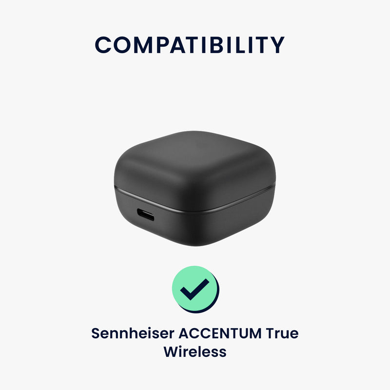 kwmobile Hülle kompatibel mit Sennheiser ACCENTUM True Wireless Kopfhörer