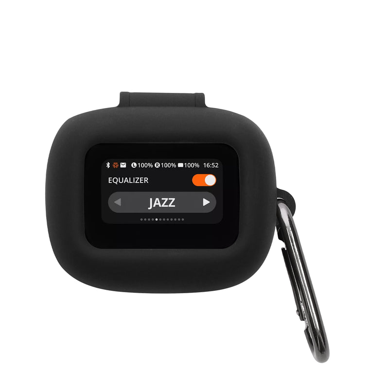 kwmobile Hülle kompatibel mit JBL Live Flex 3 / Live Buds 3 / Live Beam 3 Kopfhörer - Silikon Schutzhülle Etui Case Cover Schoner in Schwarz Schwarz  