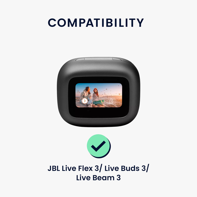 kwmobile Hülle kompatibel mit JBL Live Flex 3 / Live Buds 3 / Live Beam 3 Kopfhörer