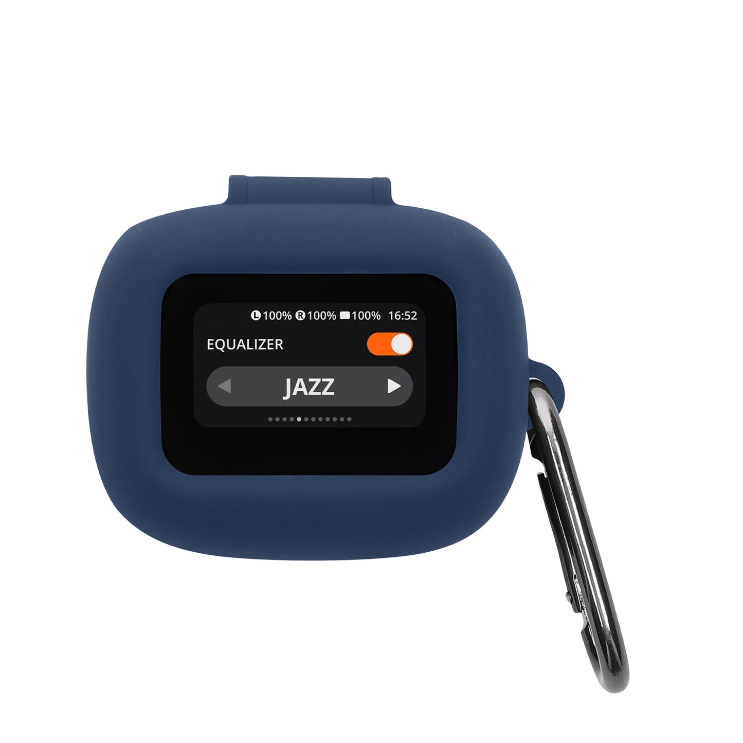 kwmobile Hülle kompatibel mit JBL Live Flex 3 / Live Buds 3 / Live Beam 3 Kopfhörer - Silikon Schutzhülle Etui Case Cover Schoner in Dunkelblau Dunkelblau  