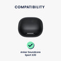 kwmobile Hülle kompatibel mit Anker Soundcore Sport X20 Kopfhörer