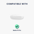 kwmobile Kopfhörer Schutzhülle kompatibel mit Beats Fit Pro Hülle In-Ear Headphones-Hülle im Aramid-Look