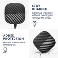 kwmobile Kopfhörer Schutzhülle kompatibel mit Beats Fit Pro Hülle In-Ear Headphones-Hülle im Aramid-Look