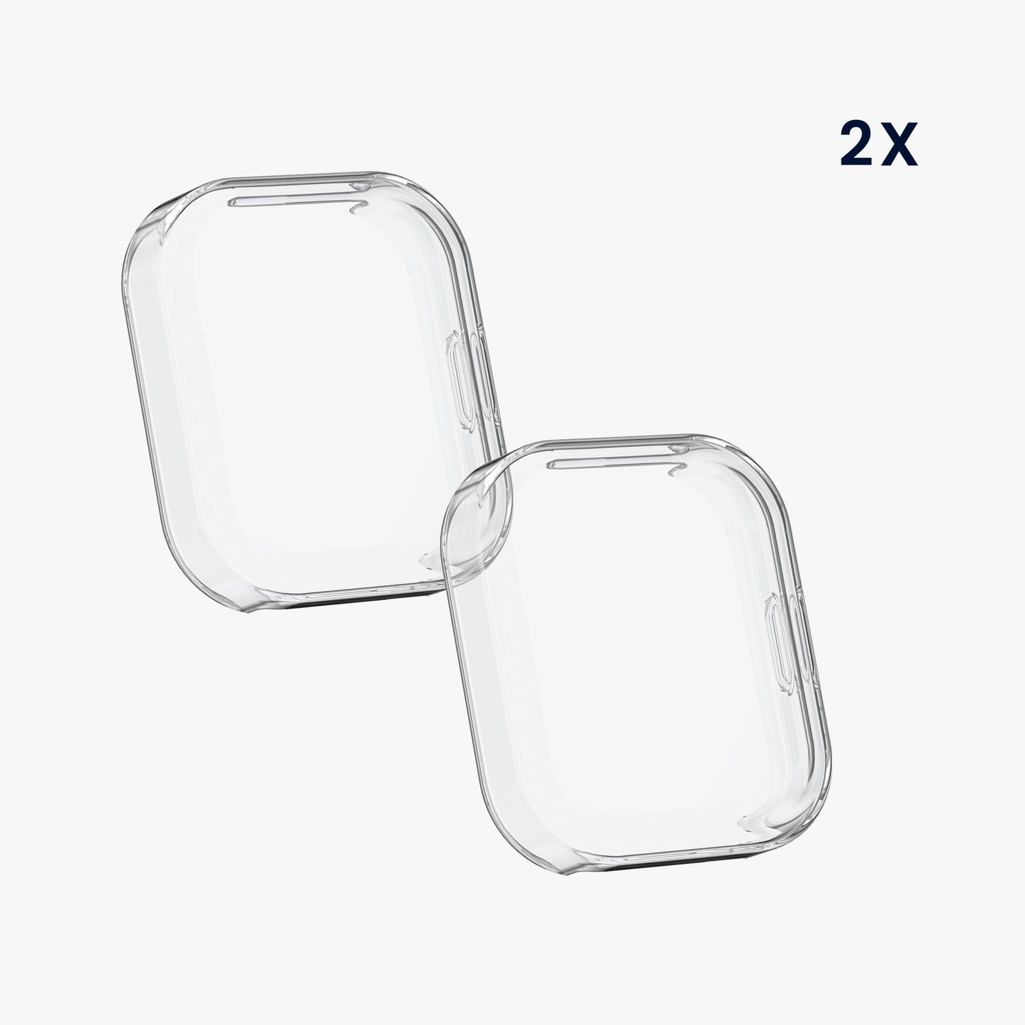 kwmobile Hülle für 22mm Amazfit Bip 6 / Bip 5 Unity / Bip 5 / GTS 3 / Balance 2 / Helio Strap Schutzhülle - Fullbody Display Cover Set