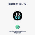 kwmobile Ersatz Armband kompatibel mit Samsung Galaxy Watch Smartwatch Scrunchie Haargummi Design Innenmaße 14 - 19 cm