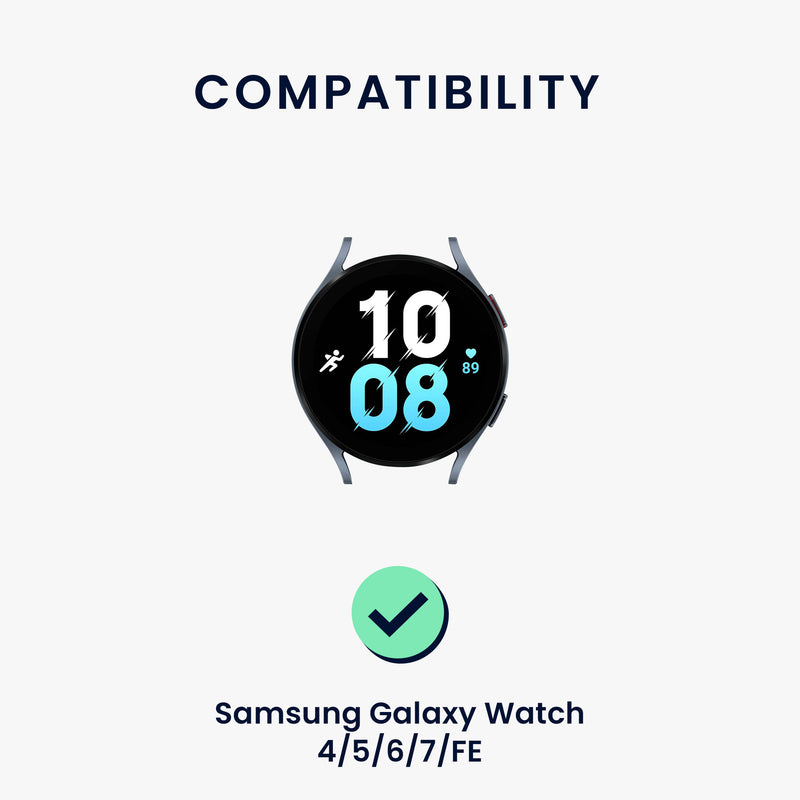kwmobile Ersatz Armband kompatibel mit Samsung Galaxy Watch Smartwatch Scrunchie Haargummi Design Innenmaße 14 - 19 cm
