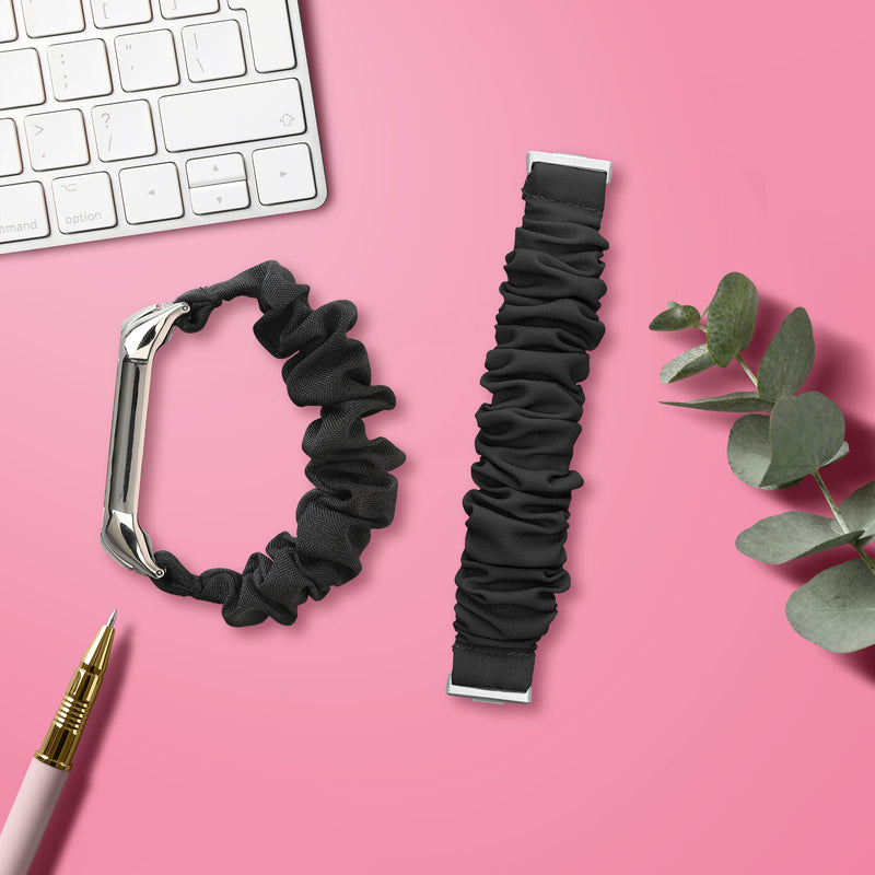 kwmobile Ersatz Armband kompatibel mit Huawei Watch Fit 3 / Fit 4 - Smartwatch Scrunchie Haargummi Design Innenmaße 14 - 19 cm
