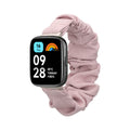 kwmobile Ersatz Armband kompatibel mit Xiaomi Redmi Watch 3 Active / Redmi Watch 3 Lite - Smartwatch Scrunchie Haargummi Design - Innenmaße 14 - 19 cm