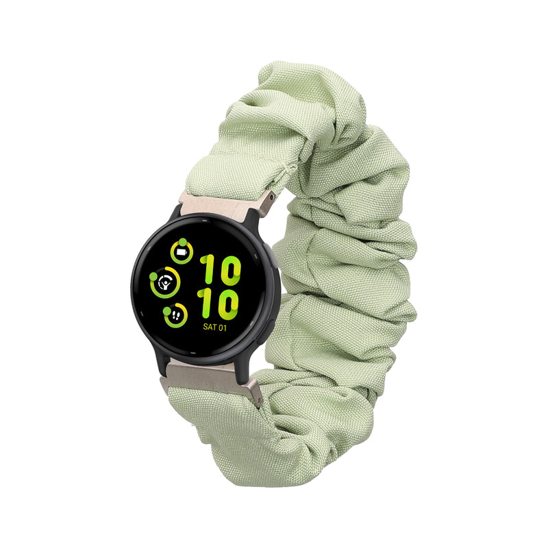 kwmobile Ersatz Armband kompatibel mit Garmin vivoactive 6 / vivoactive 5 / active 5 - Smartwatch Scrunchie Haargummi Design - Innenmaße 14 - 19 cm