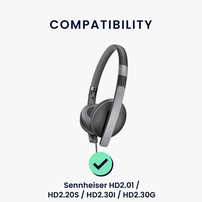 kwmobile Ohr Polster für Sennheiser HD2.01 / HD2.20S / HD2.30I / HD2.30G Ohrpolster Ersatz Kopfhörer Ersatzteile Over Ear Headphones