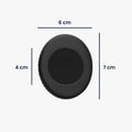 kwmobile Ohr Polster für Sennheiser HD2.01 / HD2.20S / HD2.30I / HD2.30G Ohrpolster Ersatz Kopfhörer Ersatzteile Over Ear Headphones