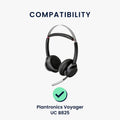 kwmobile Ohr Polster für Plantronics Voyager UC B825 Ohrpolster Ersatz Ohrpolster Kopfhörer Ersatzteile Kopfhörer Ersatzpolster Over Ear Headphones