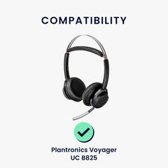kwmobile Ohr Polster für Plantronics Voyager UC B825 Ohrpolster Ersatz Ohrpolster Kopfhörer Ersatzteile Kopfhörer