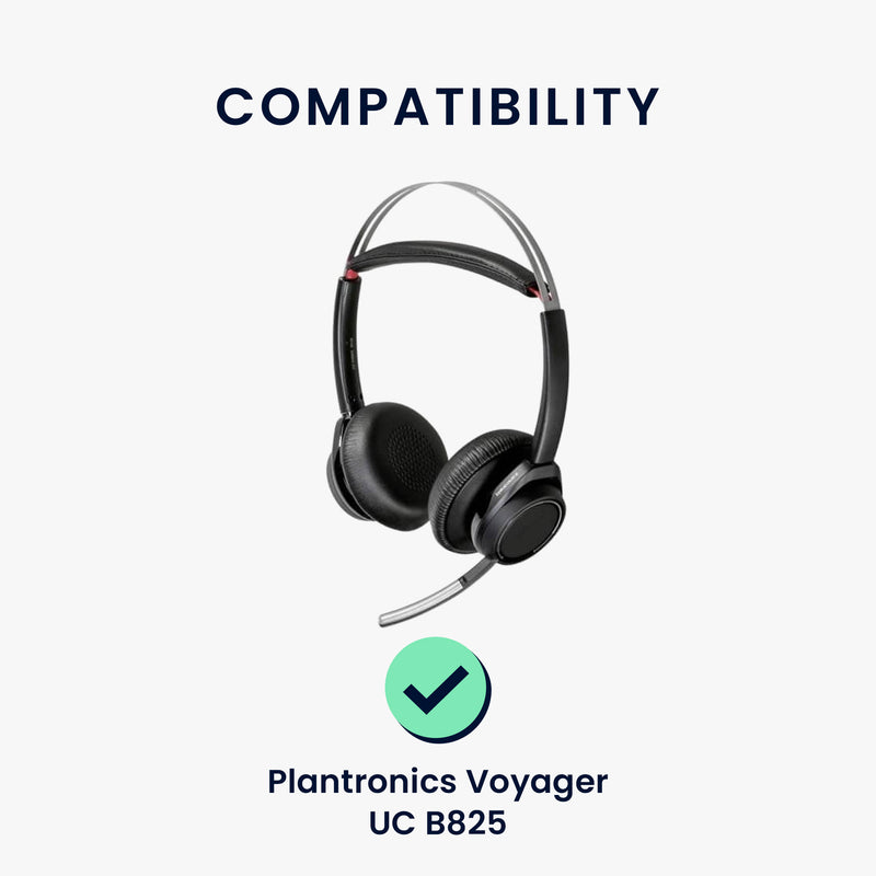 kwmobile Ohr Polster für Plantronics Voyager UC B825 Ohrpolster Ersatz Ohrpolster Kopfhörer Ersatzteile Kopfhörer Ersatzpolster Over Ear Headphones