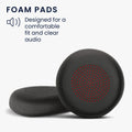 kwmobile Ohr Polster für Plantronics Voyager UC B825 Ohrpolster Ersatz Ohrpolster Kopfhörer Ersatzteile Kopfhörer Ersatzpolster Over Ear Headphones