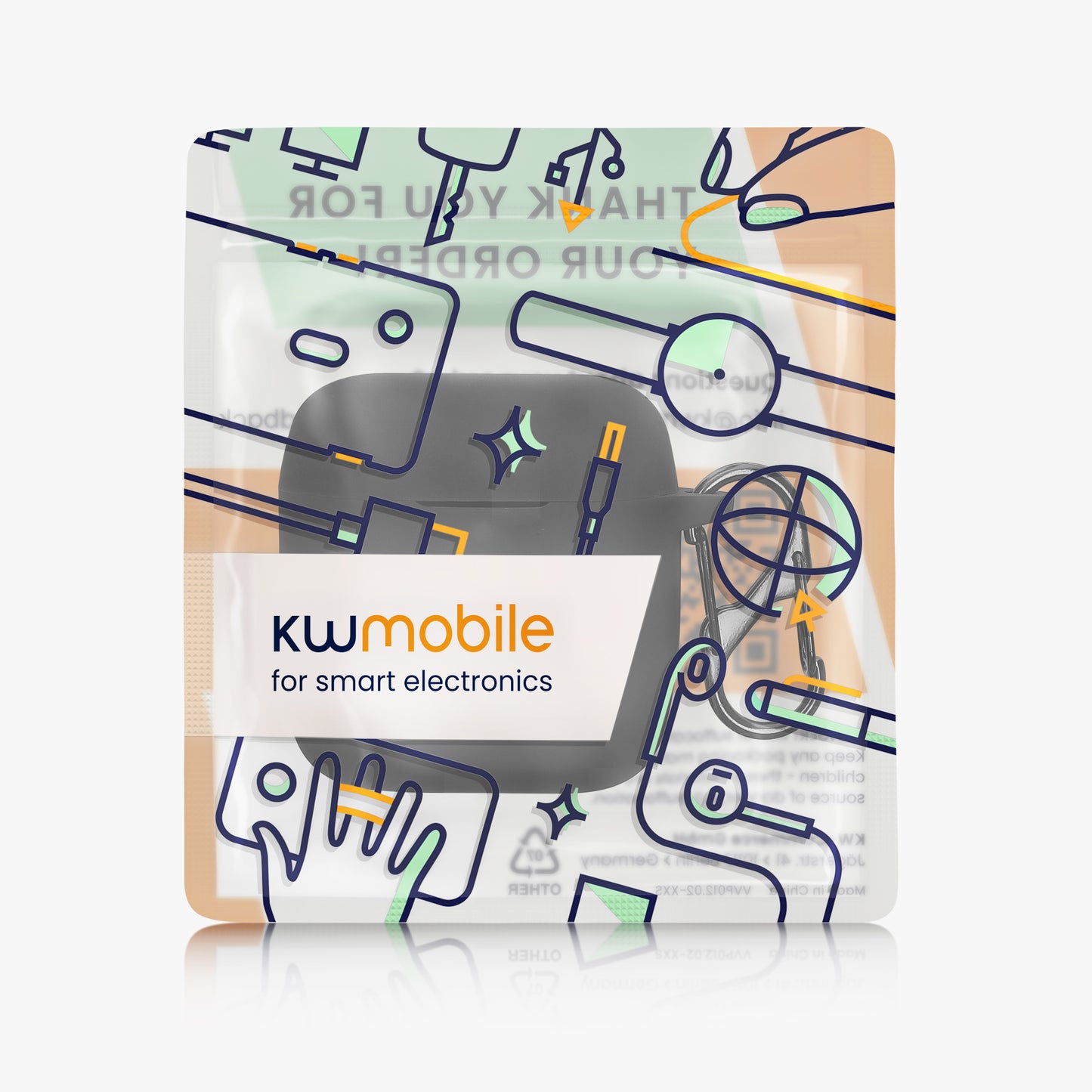kwmobile Hülle kompatibel mit Marshall Minor IV / Minor 4 Kopfhörer