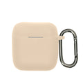 kwmobile Hülle kompatibel mit Marshall Minor IV / Minor 4 Kopfhörer - Silikon Schutzhülle Etui Case Cover Schoner in Beige Beige  