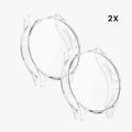 kwmobile Silikon Hülle für Samsung Galaxy Watch 7 40mm Schutzhülle Fullbody Display Cover Set