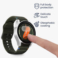 kwmobile Glas Hülle für Samsung Galaxy Watch 7 40mm Schutzhülle Fullbody Fitnesstracker Case Set