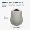 Stick-on Halterung für Apple Magic Mouse / Logitech Pebble / Samsung Mouse Slim Halter