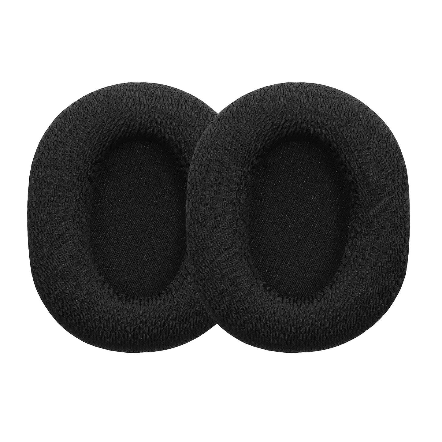 kwmobile 2x Samt Ohr Polster für Razer BlackShark V2 Pro (2023) Ohrpolster - Ersatz Ohrpolster - Kopfhörer Ersatzteile - Kopfhörer Ersatzpolster für Over Ear Headphones Schwarz  