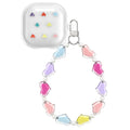 kwmobile Hülle kompatibel mit Samsung Galaxy Buds FE Case mit Schlaufe - TPU Silikon Schutzhülle Cover Kopfhörer Transparent Mehrfarbig Transparent  [dsg01]