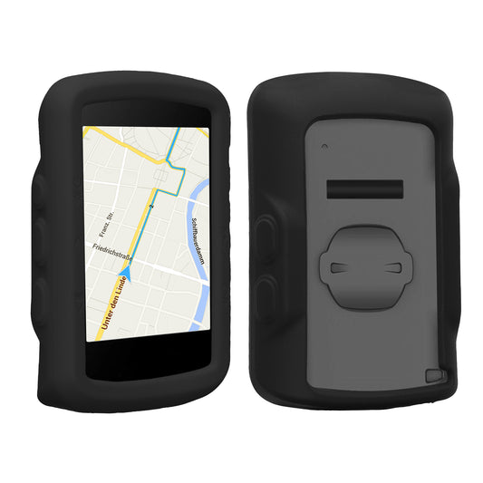 kwmobile Hülle kompatibel mit Bryton Rider 460 / R460 - Silikon GPS Fahrrad Case Schutzhülle Schwarz  