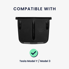 kwmobile Kabellose Ladegerät Panel Schutzabdeckung für Tesla Model Y / Model 3 - Auto Charging Pad Matte - Cover Handy