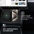 kwmobile Kabellose Ladegerät Panel Schutzabdeckung für Tesla Model Y / Model 3 - Auto Charging Pad Matte - Cover Handy Pad