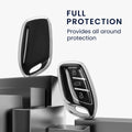 kwmobile Autoschlüssel Hülle kompatibel mit MG 3-Tasten ZS MG4 MG5 MG6 - Schlüsselhülle Silikon Cover