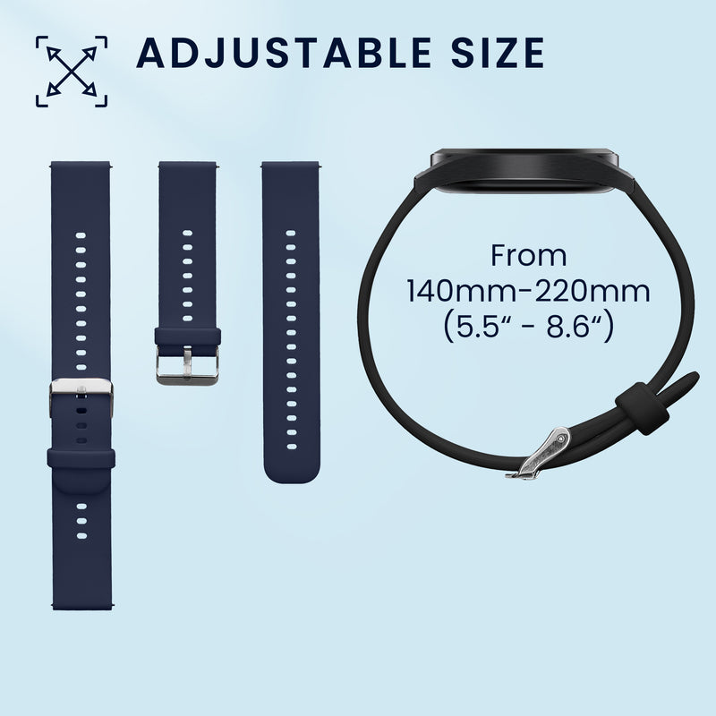 kwmobile Uhrenarmband für CMF Watch Pro 2 / Watch Pro 1 Armband Fitnesstracker Band Set Ersatzarmband Smartwatch