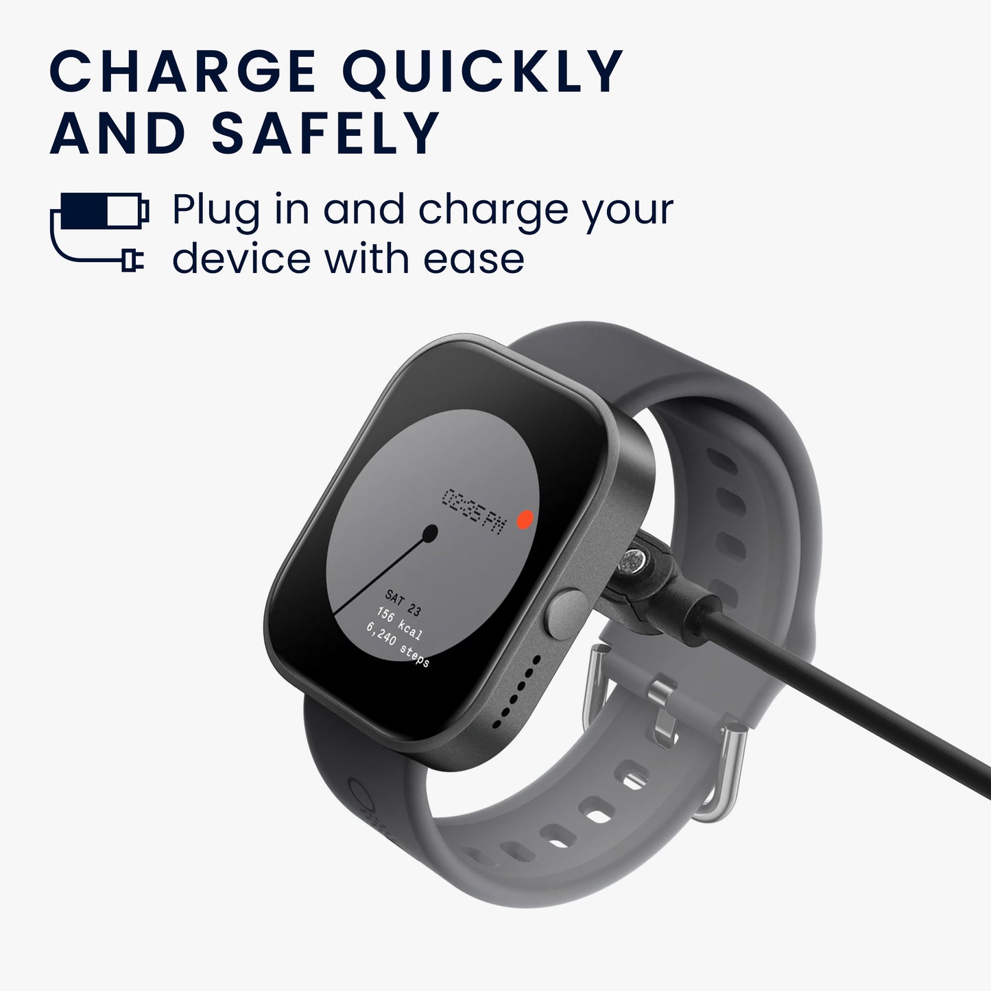 kwmobile USB Kabel Charger kompatibel mit CMF Watch Pro 2 / Watch 3 Pro Ladekabel Smart Watch Ersatzkabel Fitnesstracker Aufladekabel