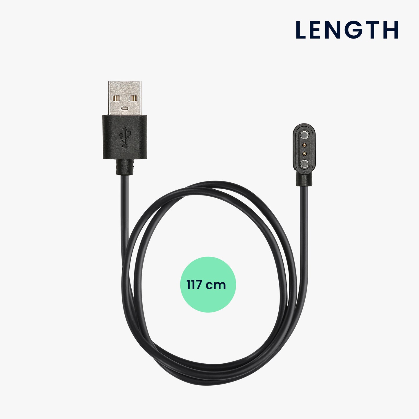 kwmobile USB Kabel Charger kompatibel mit CMF Watch Pro 2 / Watch 3 Pro Ladekabel Smart Watch Ersatzkabel Fitnesstracker Aufladekabel