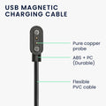 kwmobile USB Kabel Charger kompatibel mit CMF Watch Pro 2 / Watch 3 Pro Ladekabel Smart Watch Ersatzkabel Fitnesstracker Aufladekabel