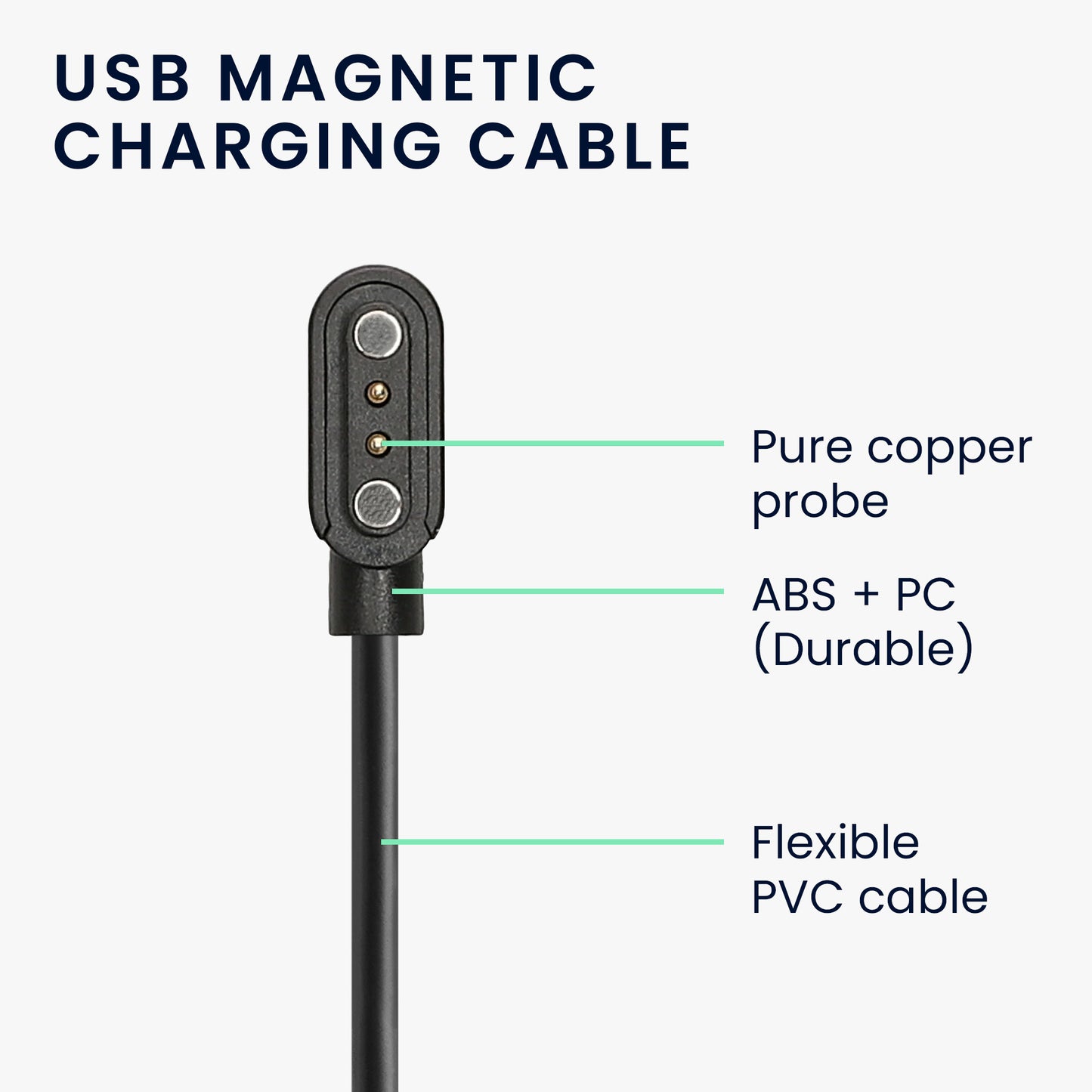kwmobile USB Kabel Charger kompatibel mit CMF Watch Pro 2 / Watch 3 Pro Ladekabel Smart Watch Ersatzkabel Fitnesstracker Aufladekabel