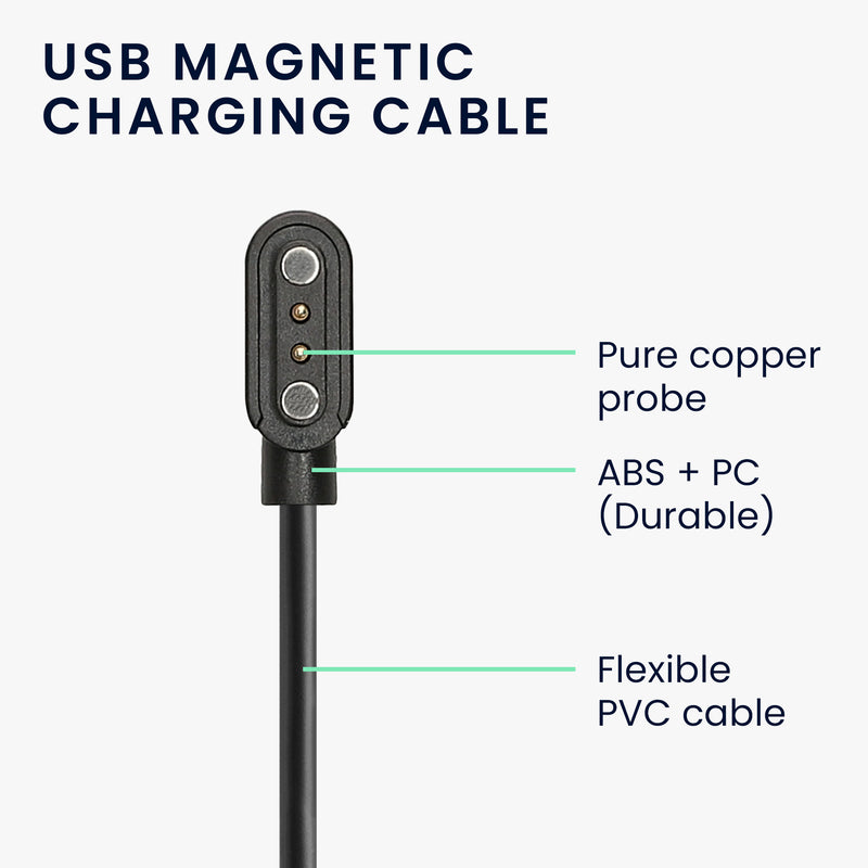 kwmobile USB Kabel Charger kompatibel mit CMF Watch Pro 2 / Watch 3 Pro Ladekabel Smart Watch Ersatzkabel Fitnesstracker Aufladekabel