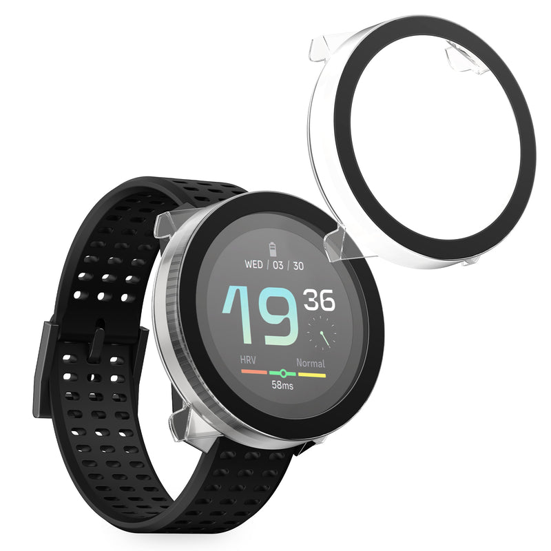kwmobile Glas Hülle für Suunto Race S Schutzhülle Fullbody Fitnesstracker Case Set
