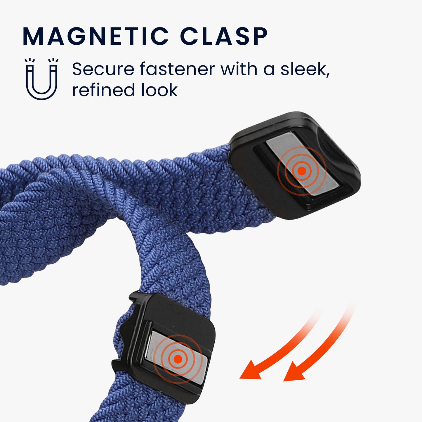 kwmobile Ersatzarmband kompatibel mit Huawei Band 10 / 9 / 8 Armband Set mit Magnetverschluss