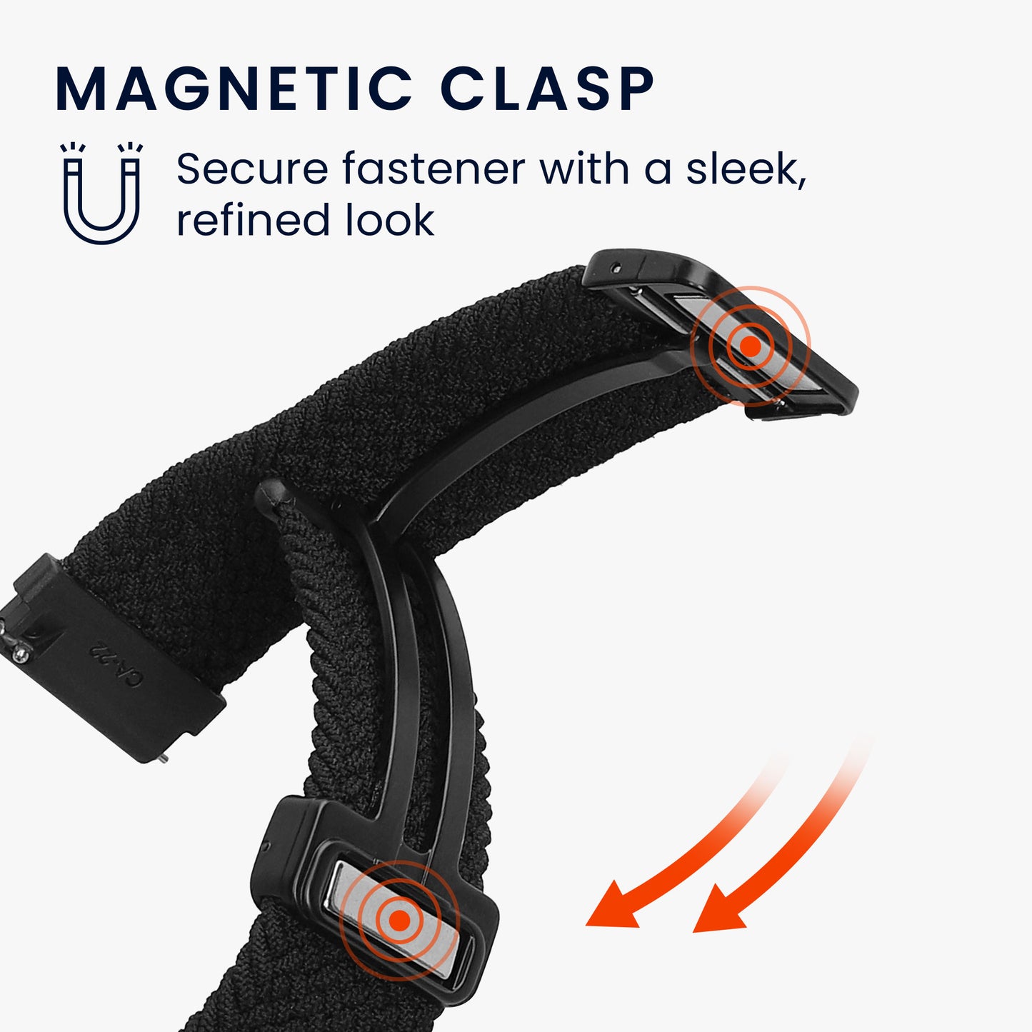 kwmobile Ersatzarmband kompatibel mit Huami 22mm Amazfit Bip 6 / Bip 5 Unity / Bip 5 / GTS 3 / Balance 2 / Helio Strap Armband Set mit Magnetverschluss