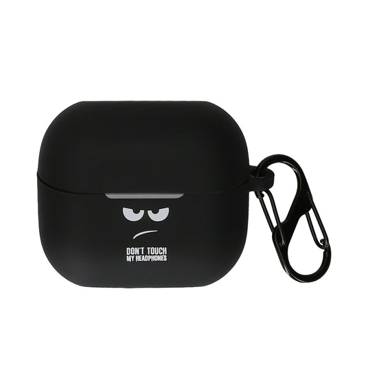 kwmobile Hülle kompatibel mit Samsung Galaxy Buds 3 / Galaxy Buds 3 Pro Hülle - Silikon Kopfhörer Schutzhülle Case Cover Weiß Schwarz Schwarz Weiß  [dsg01]