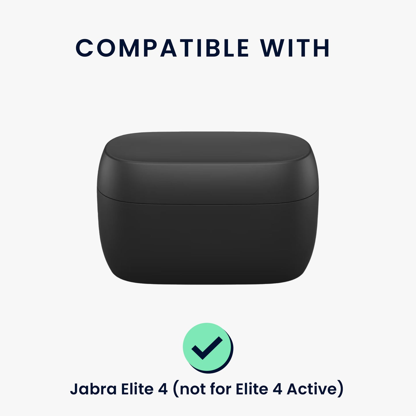 kwmobile Case für Jabra Elite 4 Hülle Kopfhörer Schutzhülle mit Karabiner