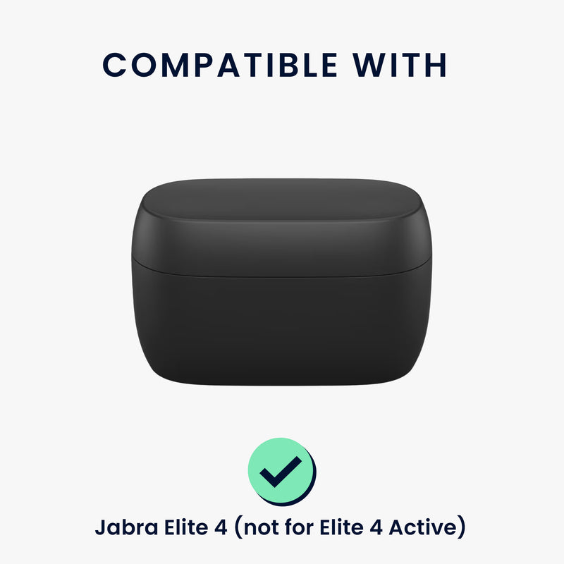 kwmobile Case für Jabra Elite 4 Hülle Kopfhörer Schutzhülle mit Karabiner