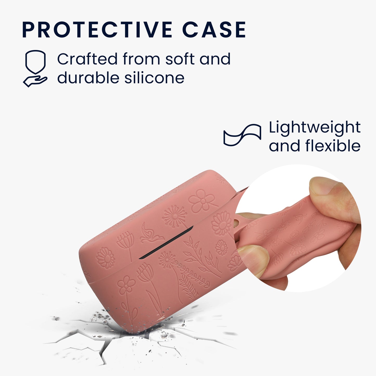 kwmobile Case für Jabra Elite 4 Hülle Kopfhörer Schutzhülle mit Karabiner