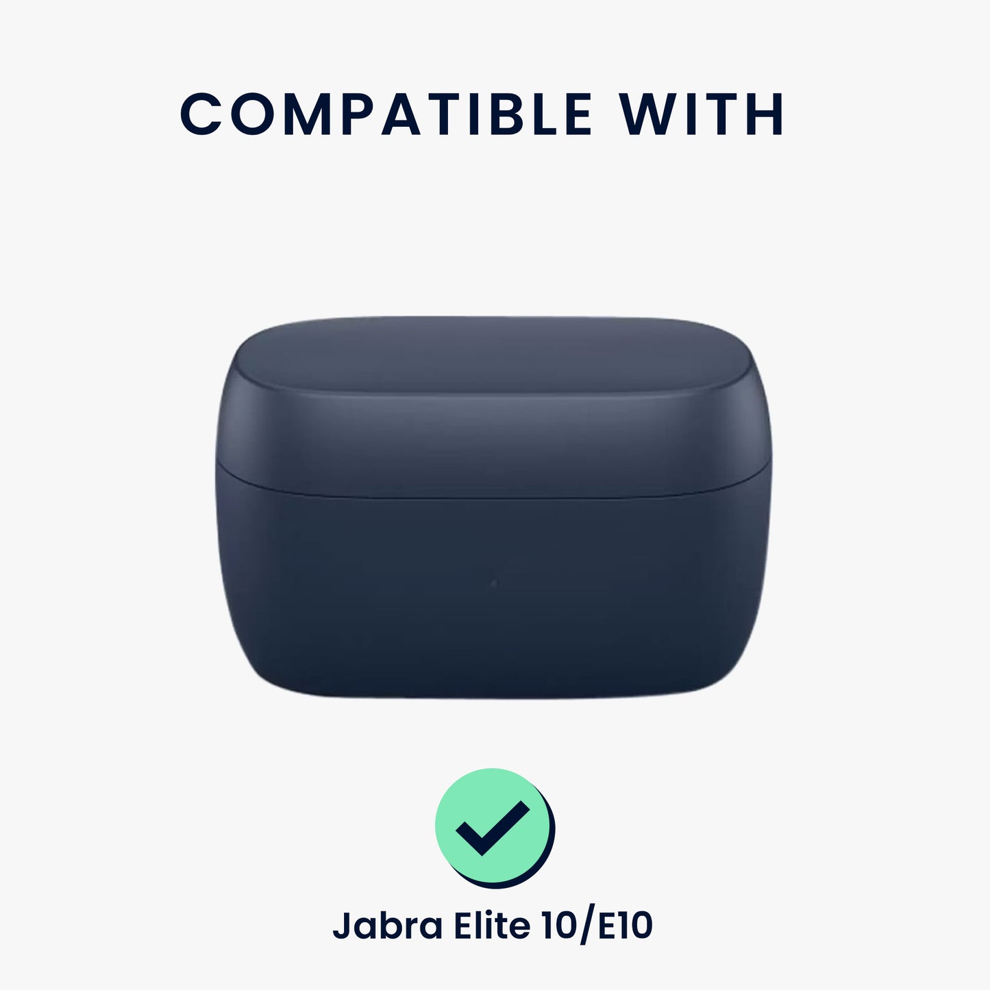 kwmobile Case für Jabra Elite 10 / E10 Hülle - Kopfhörer Schutzhülle mit Karabiner