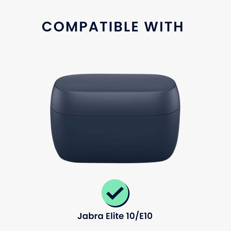 kwmobile Case für Jabra Elite 10 / E10 Hülle - Kopfhörer Schutzhülle mit Karabiner