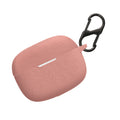 kwmobile Silikon Case für JBL Wave 200TWS Hülle - Kopfhörer Schutzhülle mit Karabiner - Geprägtes Muster Dark Rose Dark Rose  [dsg01]