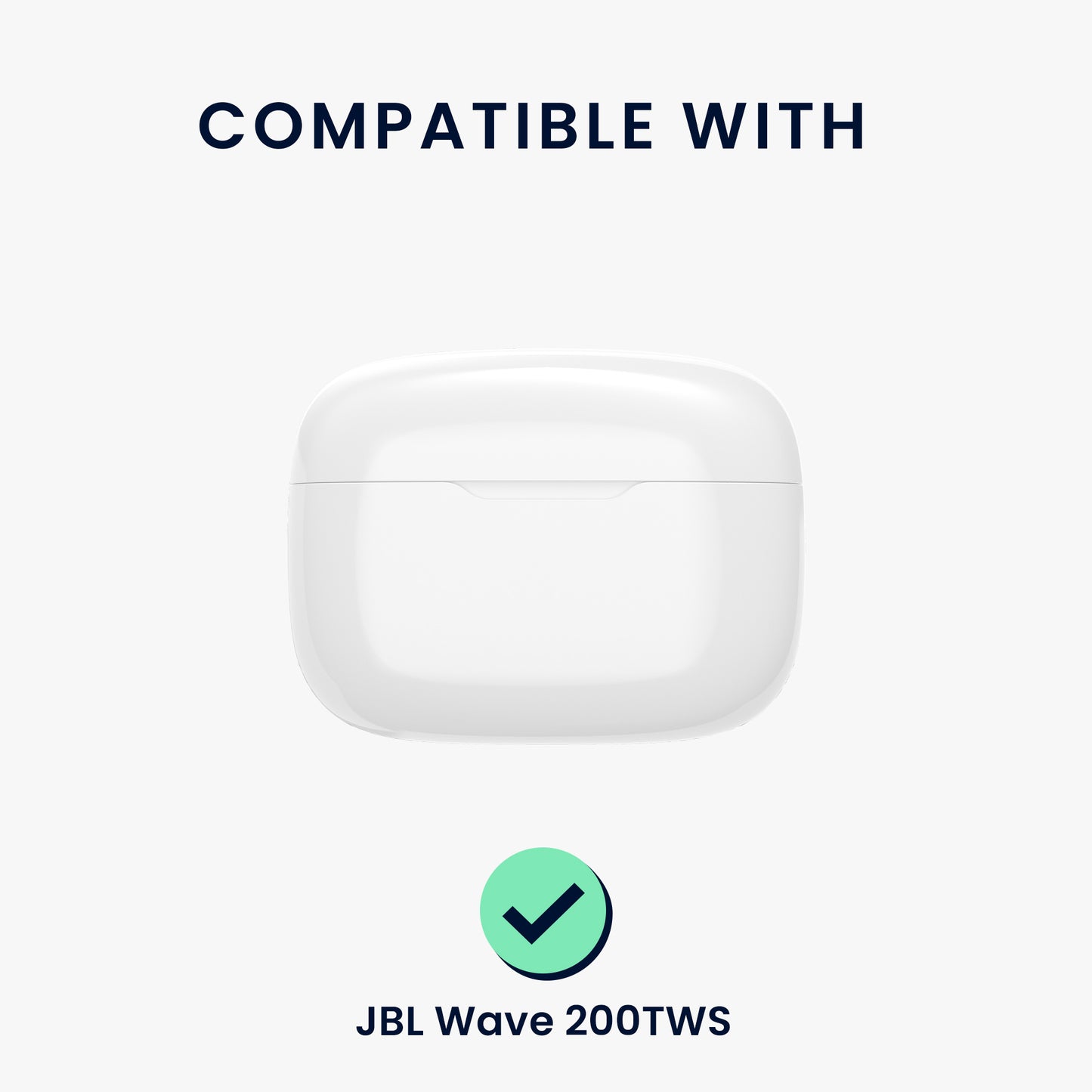 kwmobile Case für JBL Wave 200TWS Hülle - Kopfhörer Schutzhülle mit Karabiner