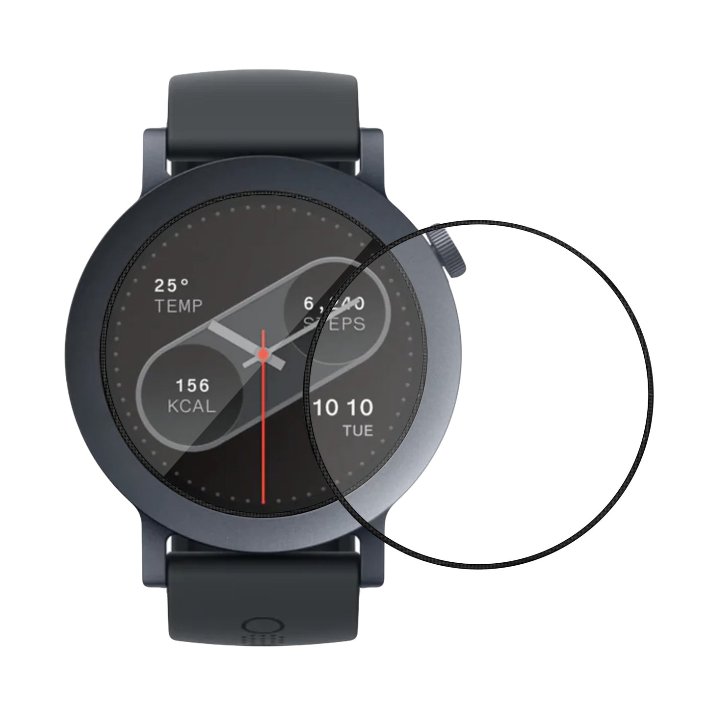 kwmobile Displayschutzfolie kompatibel mit CMF by Nothing Watch Pro 2 Folie Schutzfolie für Fitness Tracker robuster Displayschutz